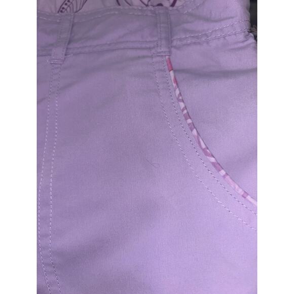 Nina Capri Lilac Purple Capri Pants Convertible Womans Size 8 Summer Beachy NEW - Picture 3 of 9